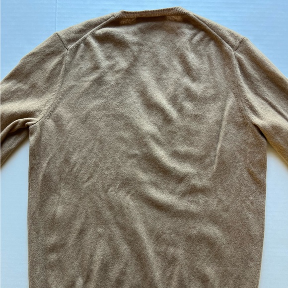 Everlane The Cashmere V-Neck in Camel Sweater M - Picture 9 of 14